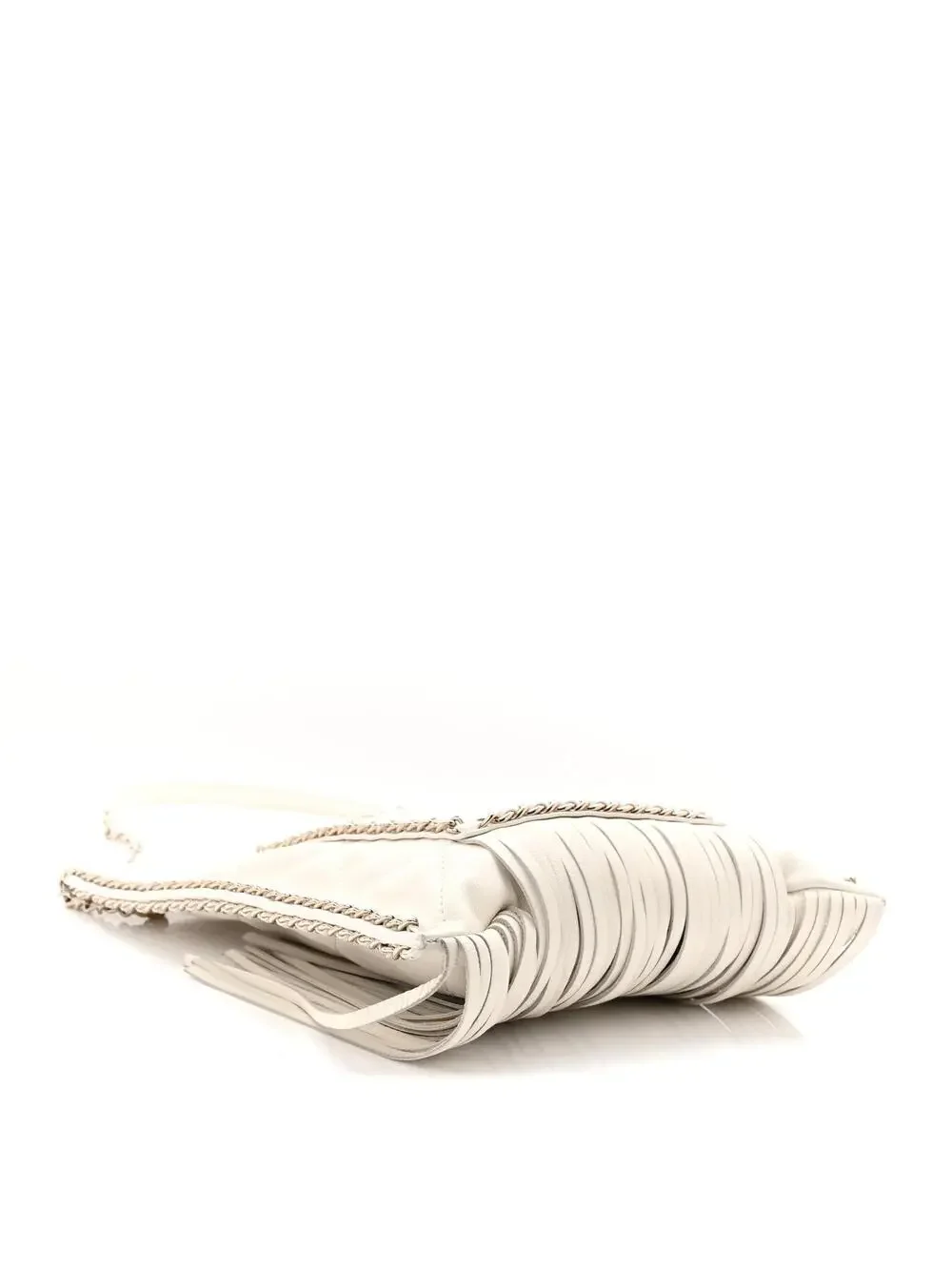 Chanel Calfskin Quilted Fringe Small #295680C39B